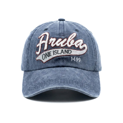 Casquette Vintage Aruba Island (Bleue)