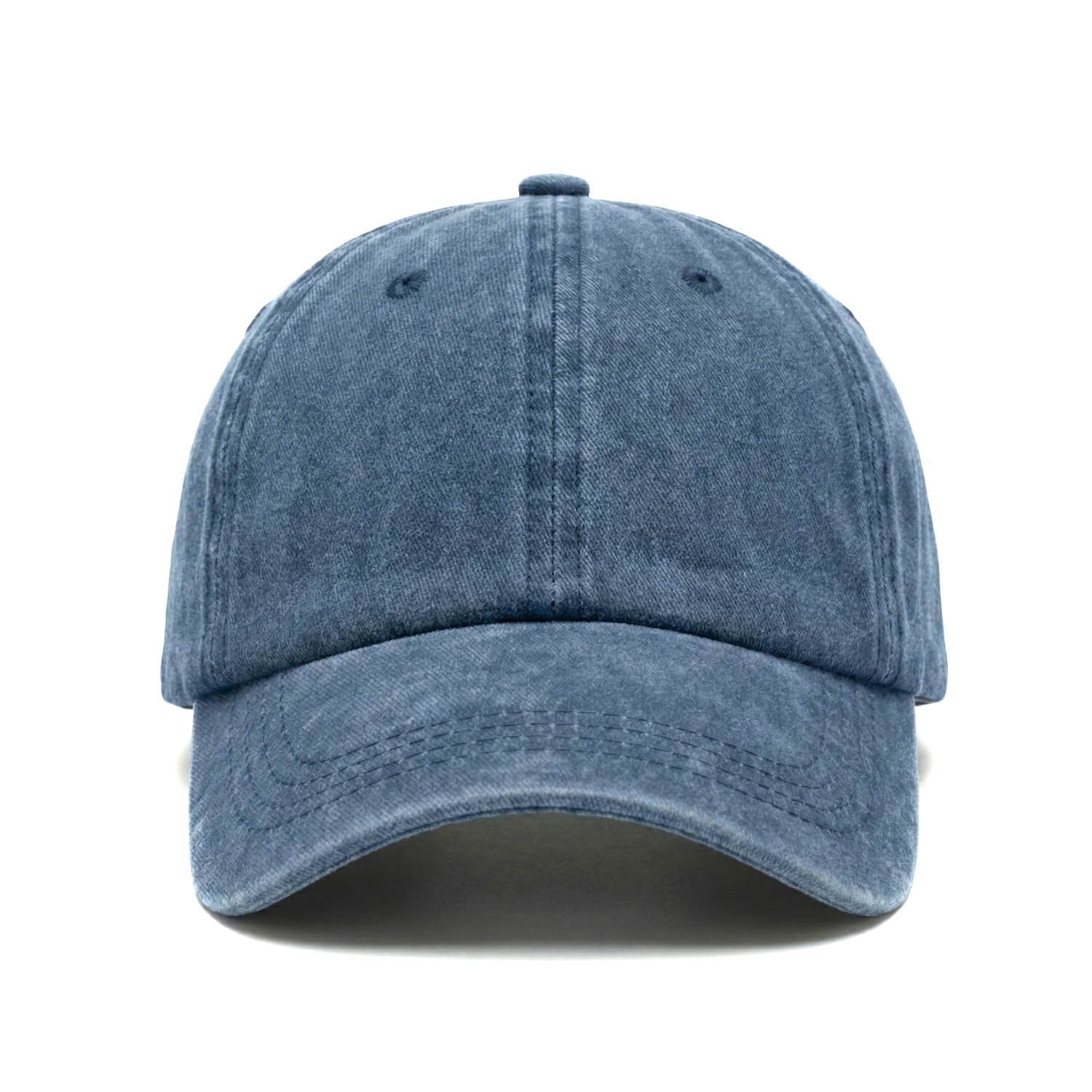 Casquette Vintage Simple (bleu jean délavé)