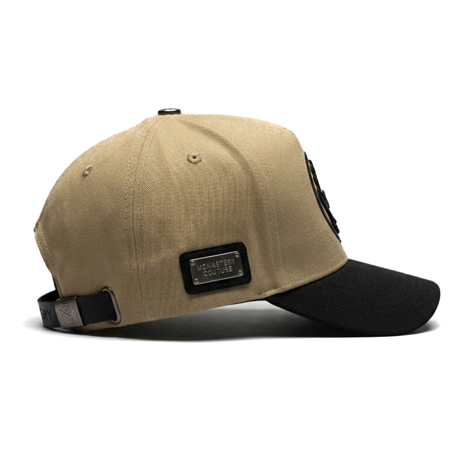Casquette Monastery – Édition "Dizzy" (Beige & Black)