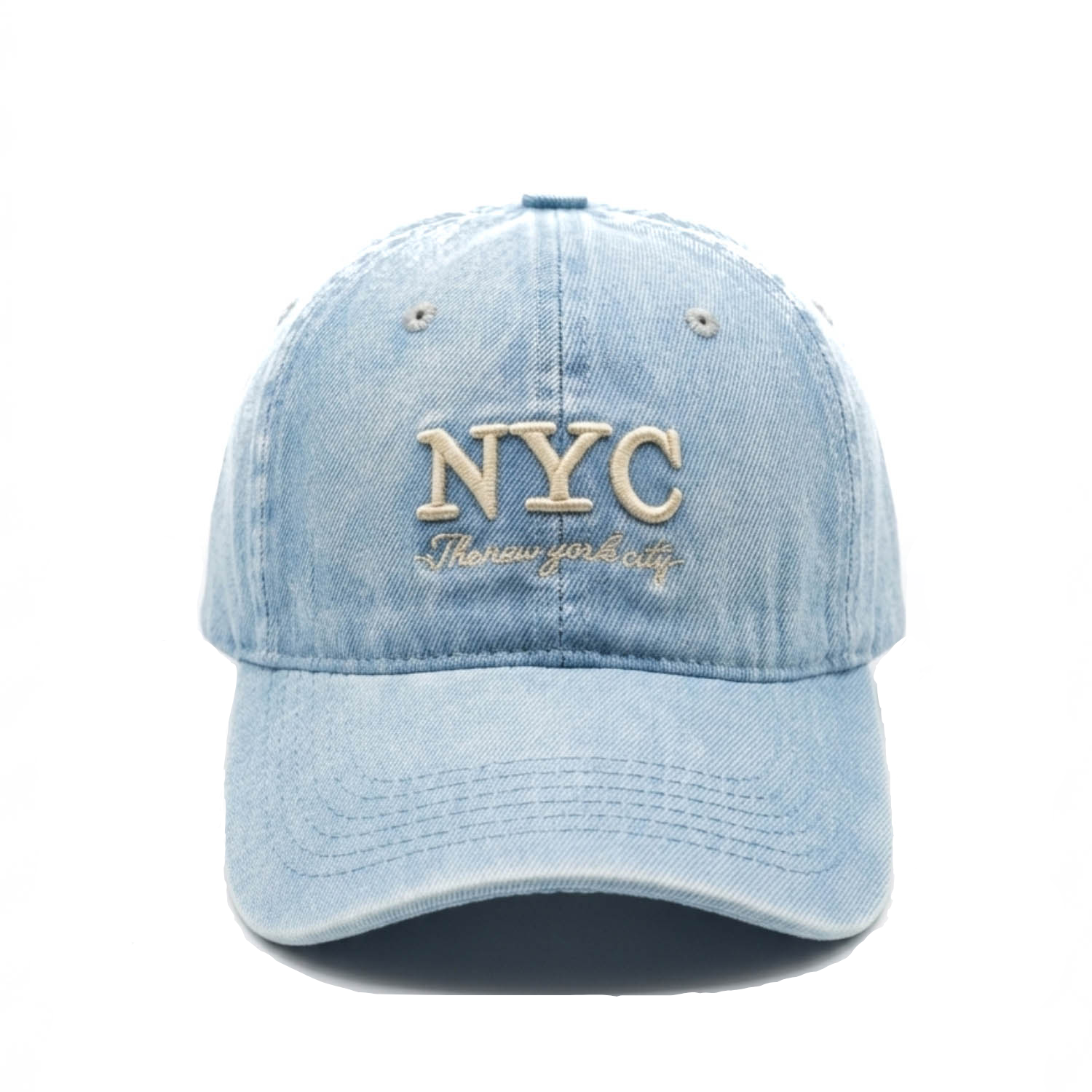 Casquette Denim NYC — Bleu Clair